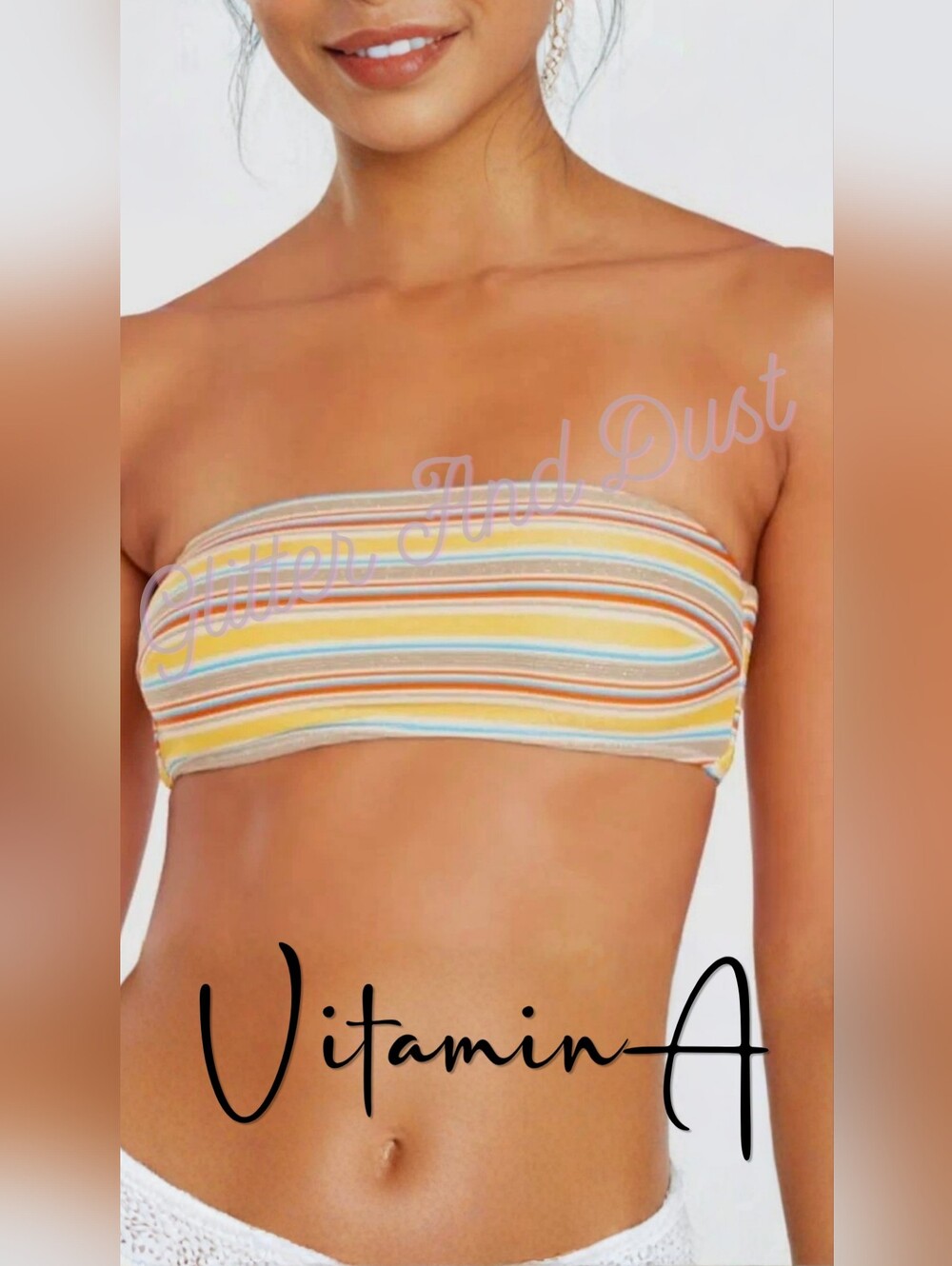 Vitamin A Mila Bandeau Bikini Top